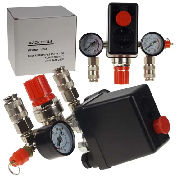 BLACK kompresszor nyomáskapcsoló 230V – 10681