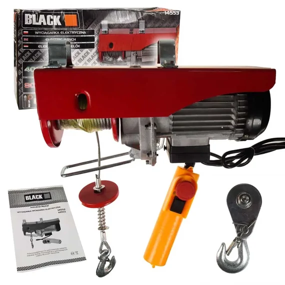 BLACK elektromos csörlő 800kg – 14553