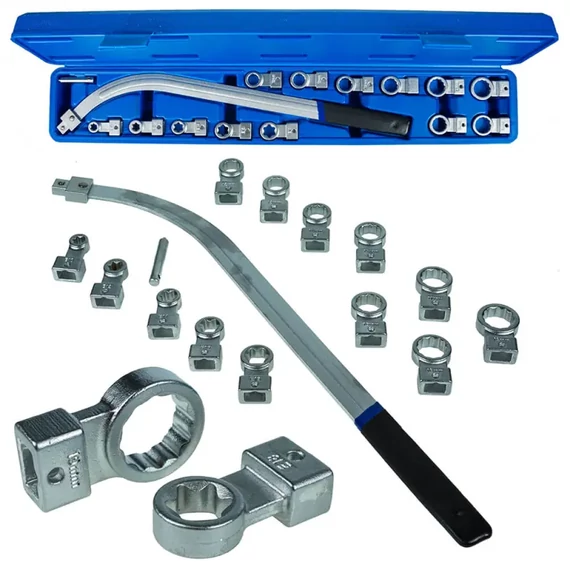 BLACK ékszíj feszítő torx kulcs készlet 12db, 455mm – 16249