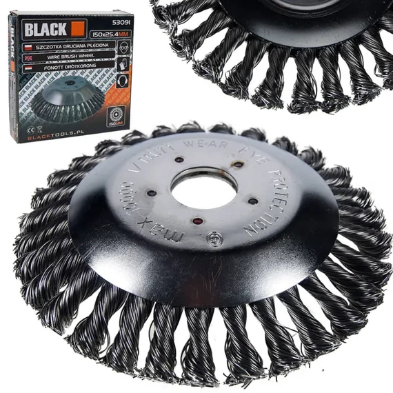 BLACK fonott drótkorong fűkaszára 150mm – 53091