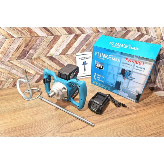 Flinke MAX FK-9001 Festékkeverő 1200W, 48V akkuval