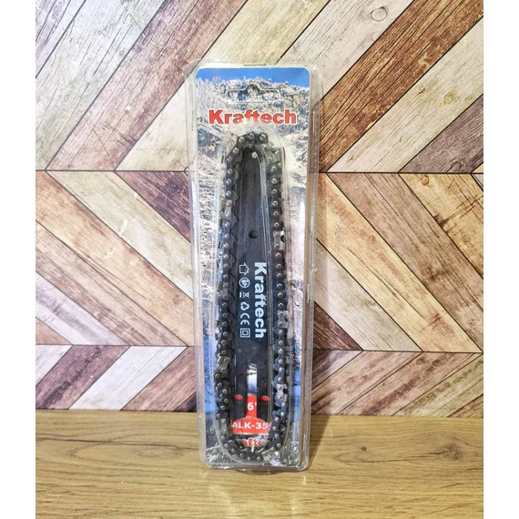 Kraftech 150-es láncvezető és lánc szett, 2 db lánc és 6”-os vezető, ALK-354 