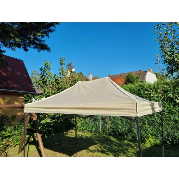 Ponyva 2x3 méteres, bézs színben kerti sátorhoz, pavilonhoz, sörsátorhoz, 2x3 m sátor ponyva KSP-2x3-B
