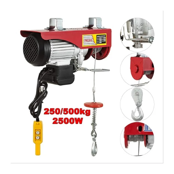 Haina elektromos drótköteles emelõ, 250kg/500kg, 2500W, HB-6742