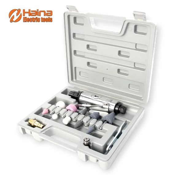 Haina air mini die Grinder kit 16db-os pneumatikus forgó szerszám készlet, HM-7339