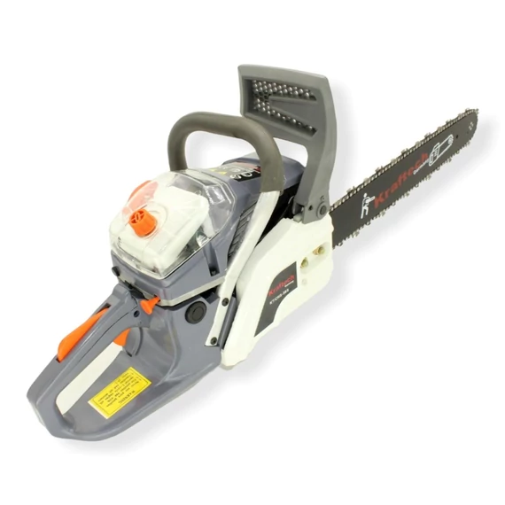 KrafTech benzines láncfûrész - 73cc, 5,8 lóerõ, 45cm vezetõ, tripla kipufogóvég, E-startos indítás, KT-CHS-58S