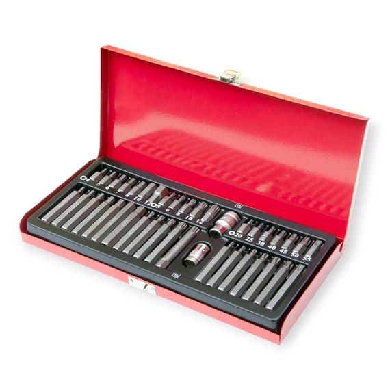 Haina Cr-v 40 részes bit, torx és imbusz készlet fém kofferban, HA-1447