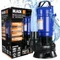 BLACK Darálós szennyezett víz szivattyú, 30m, 2600W, 2 col, tiszta vízhez is – 48012
