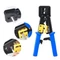 Haina kombinált krimpelõ, blankoló és vágófogó, RJ45, 8P8C, 6P6C, RJ12, 6P4C, RJ11 aljzatokhoz, 1500W, HA-2012