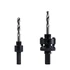 Kép 9/10 - BLACK – HSS bimetal körkivágó készlet fémhez és fához 17db-os – 21002