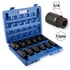 Kép 1/15 - Haina impact socket set 12pcs 3/4" drive deep sockets 24-41mm 12-lapfejú, 100% új, bontatlan dobozban, HA-0051