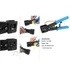Kép 8/12 - Haina kombinált krimpelõ, blankoló és vágófogó, RJ45, 8P8C, 6P6C, RJ12, 6P4C, RJ11 aljzatokhoz, 1500W, HA-2012