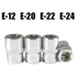 Kép 6/12 - Haina 14-részes belsõ torx dugókulcs készlet 1/4" 3/8" 1/2", Chrome-Vanadium, 100% új, bontatlan dobozban, HB-6853