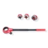 Kép 7/21 - KrafTech kézi csõ menetmetszõ, racsnis, 1/2" - 3/4" - 1", 3db-os, HA-1379
