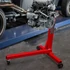 Kép 2/12 - KrafTech acél motorforgató állvány, 375kg teherbírás, 3-kerekû, 360 fokos forgó fej, 100% új, bontatlan dobozban, HB-6883