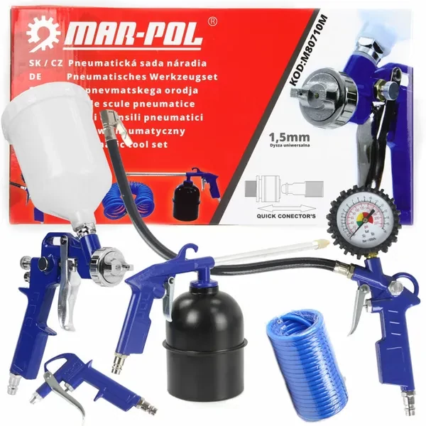 MAR POL 5 részes festékszóró készlet M80710M