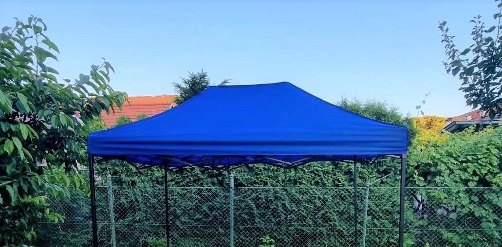 Ponyva 2x3 méteres, kék színben kerti sátorhoz, pavilonhoz, sörsátorhoz, 2x3 m sátor ponyva KSP-2x3-K