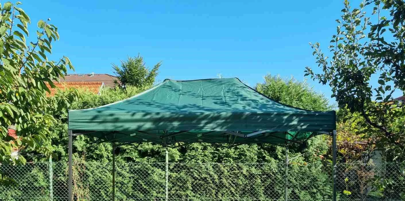Ponyva 2x3 méteres, zöld színben kerti sátorhoz, pavilonhoz, sörsátorhoz, 2x3 m sátor ponyva KSP-2x3-Z