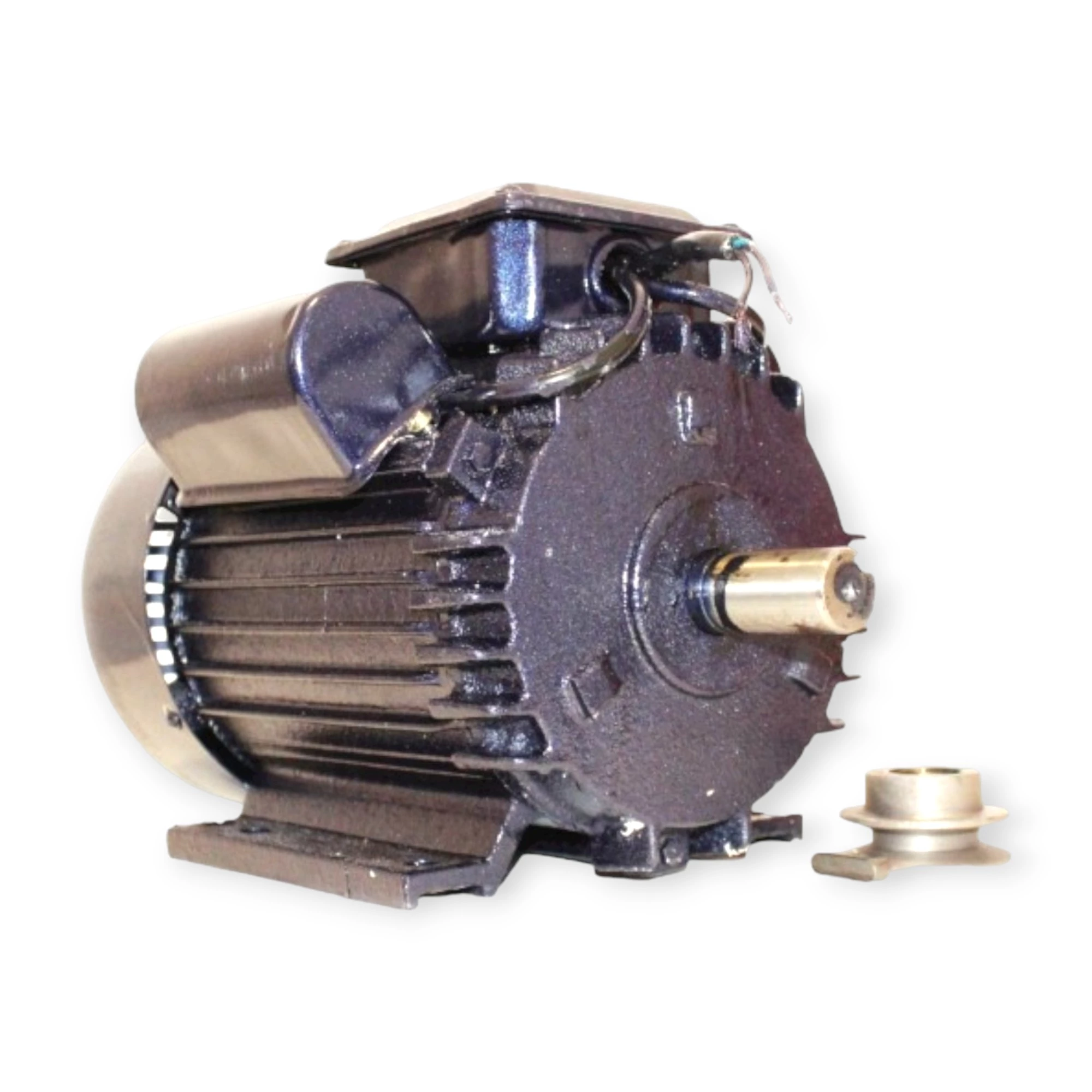 Acél egyfázisú masszív villanymotor 2,2 kW 1500 ford./perc, réztekercs